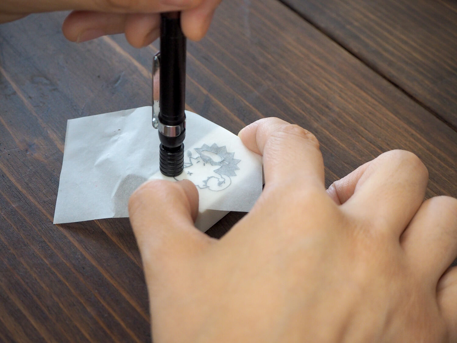 消しゴムはんこの作り方 彫りやすいイラストなども紹介 トンカチワークス